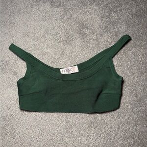 House of CB forest green top